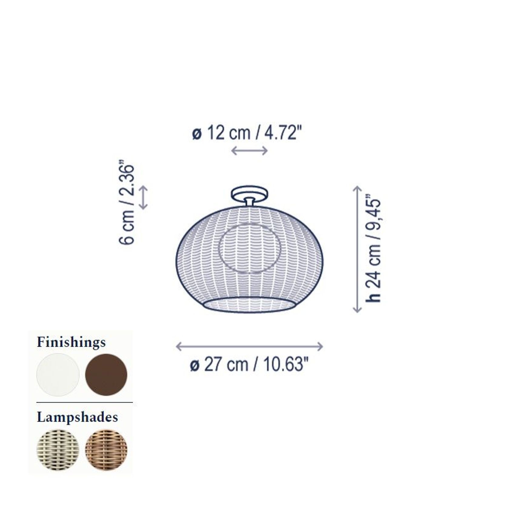 Garota PF/01 Ceiling Light gallery detail image