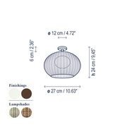 Garota PF/01 Ceiling Light gallery detail image