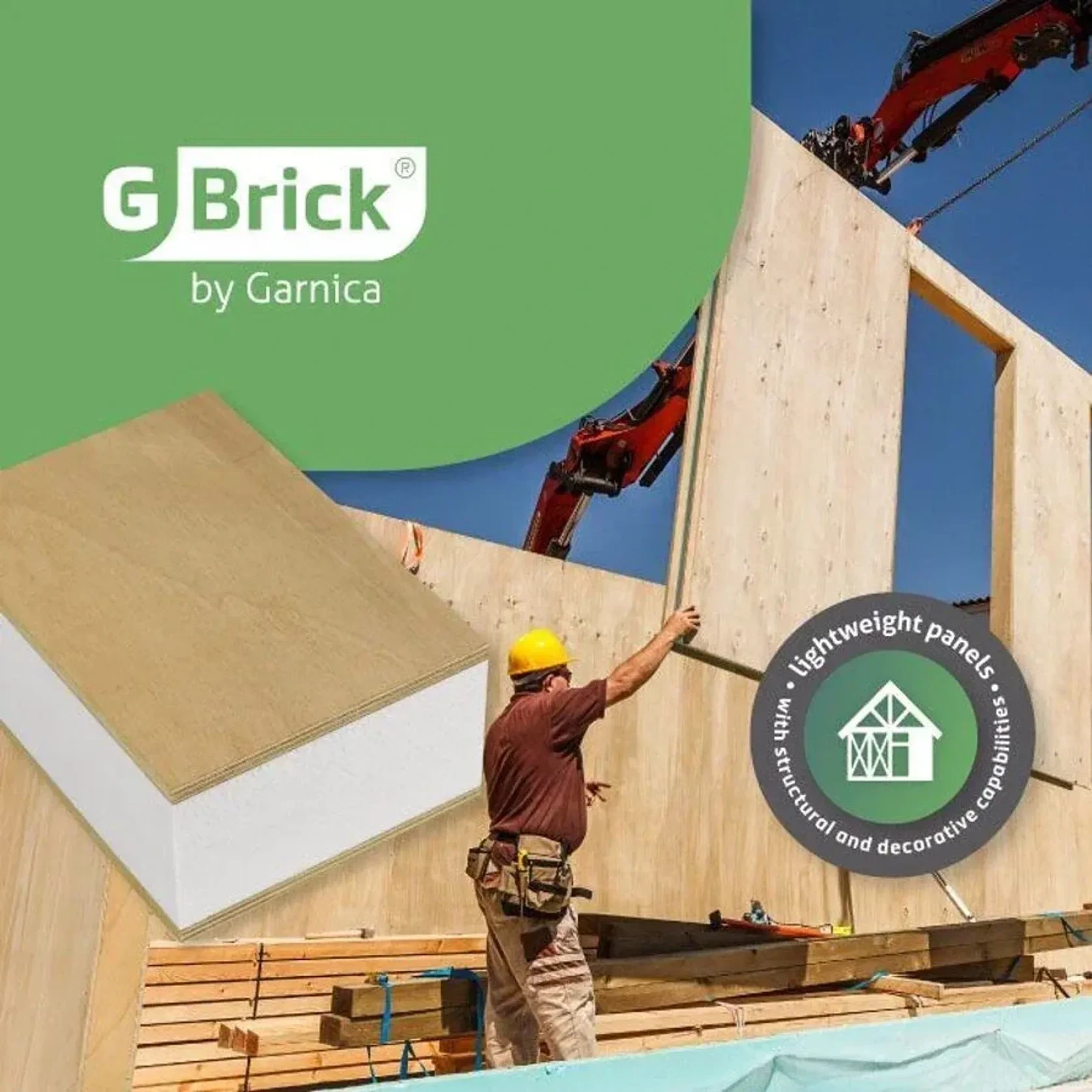 G-Brick Duraply XPS Poplar Sandwich Panel gallery detail image