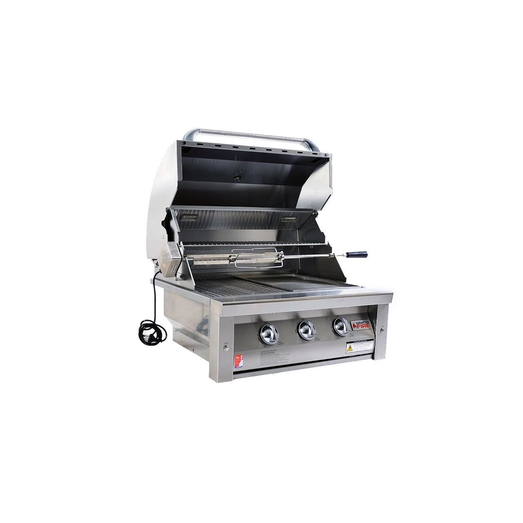 Grandfire Deluxe 30" Gas BBQ Head Unit | For In-Build gallery detail image