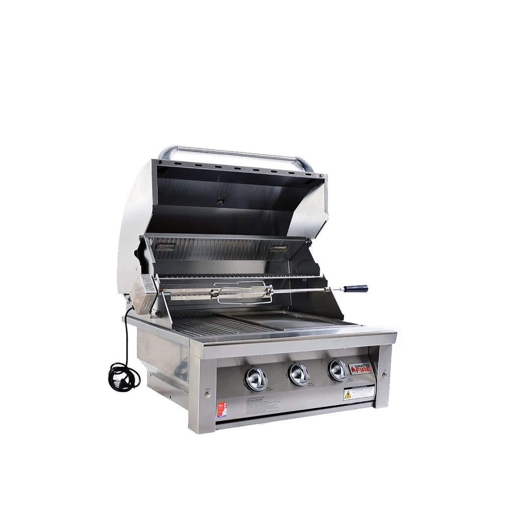 Grandfire Deluxe 30" Gas BBQ Head Unit | For In-Build gallery detail image