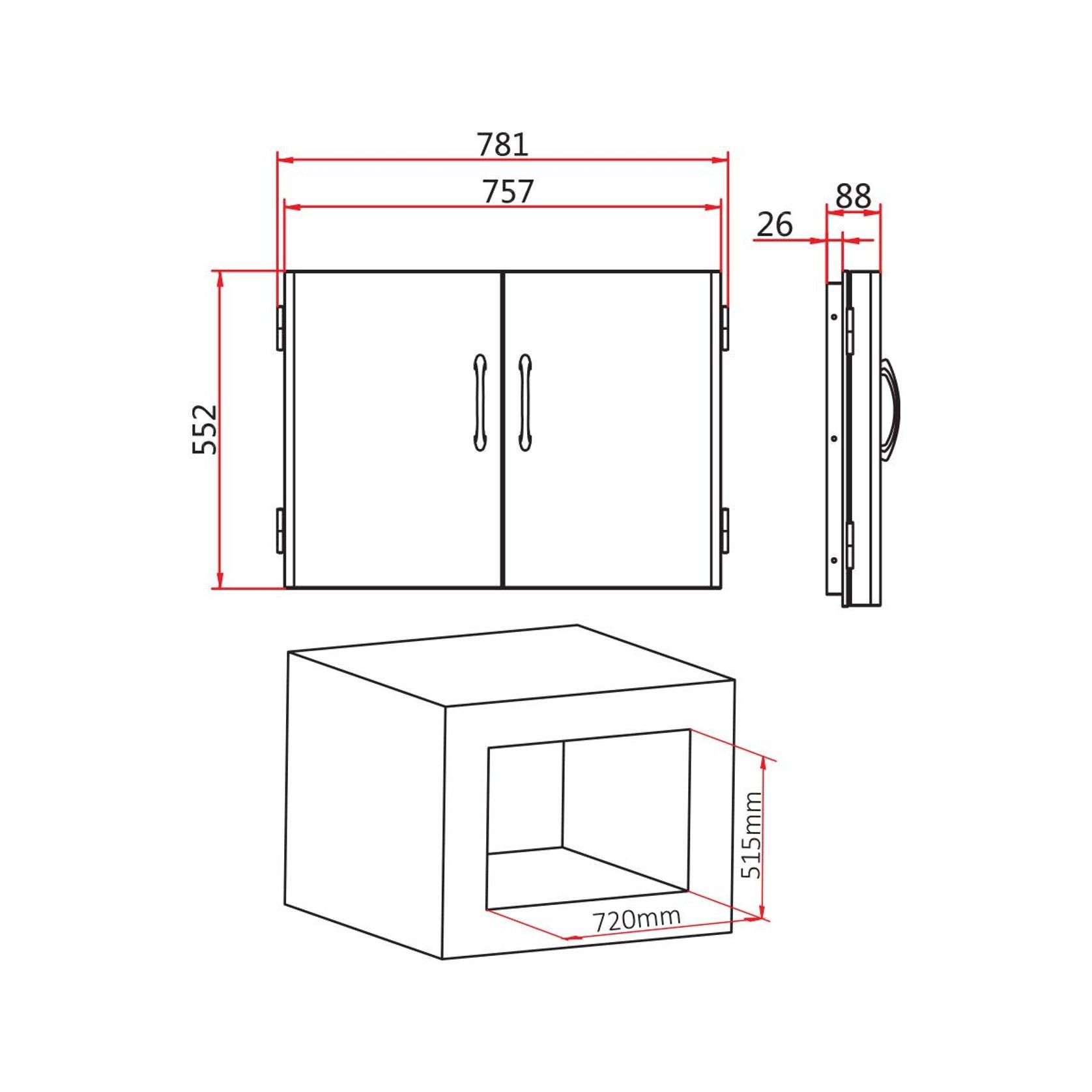 Double Door Unit | For In-Build gallery detail image