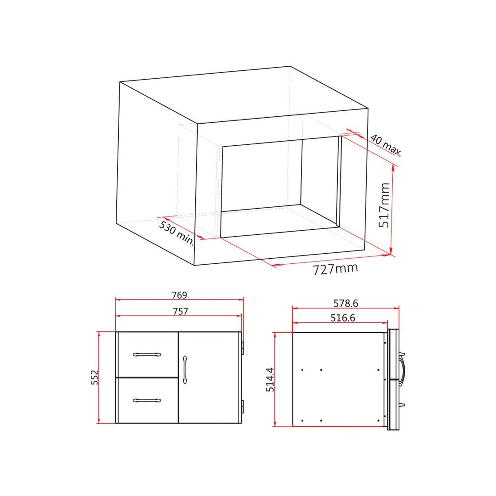 Door and Drawer Combo Unit | For In-Build gallery detail image