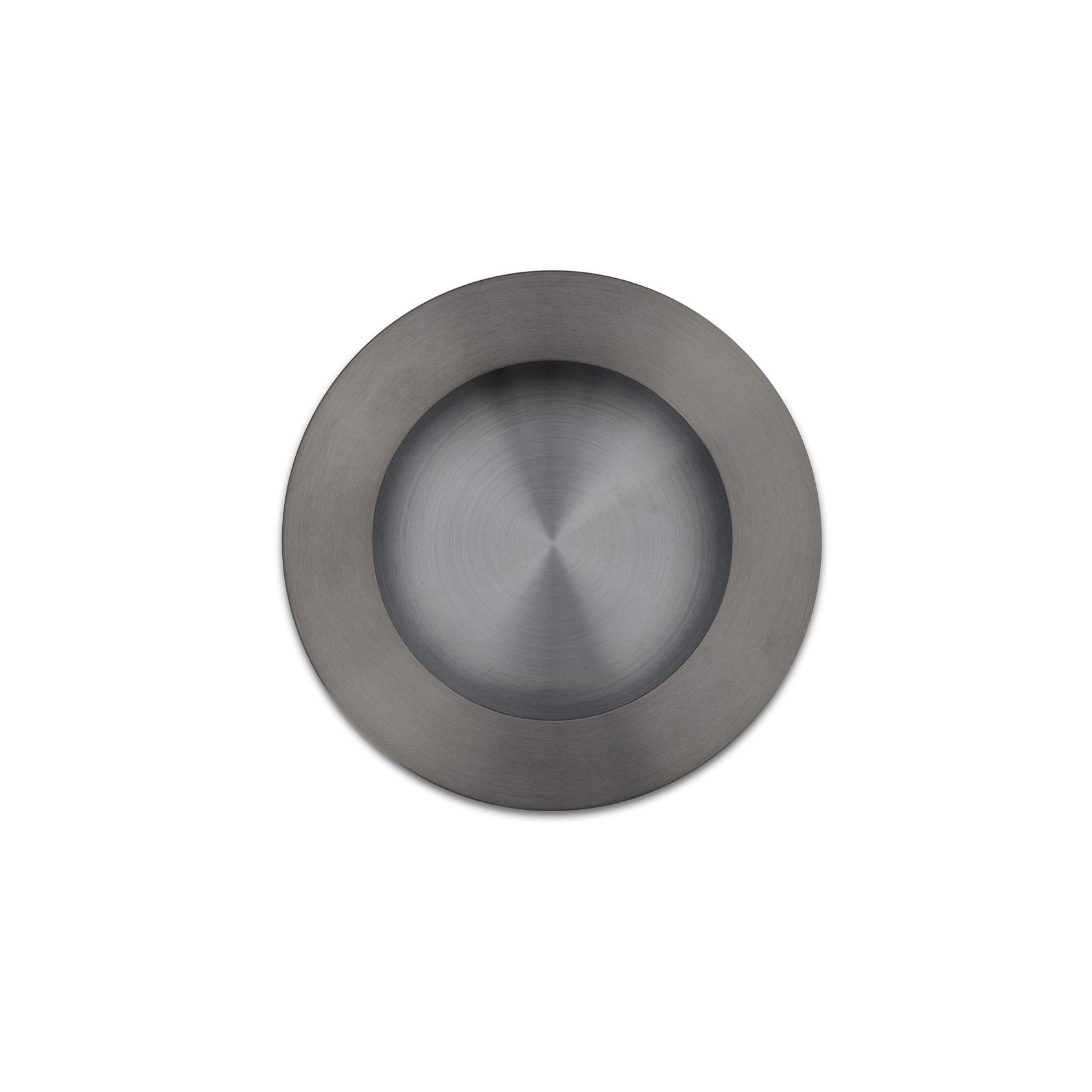 Gunmetal Grey FLUSH PULL Round Handle  90mm Open Design gallery detail image