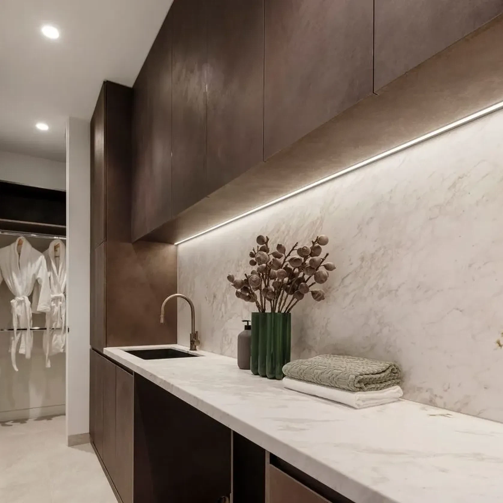 Volakas Marble Benchtop gallery detail image