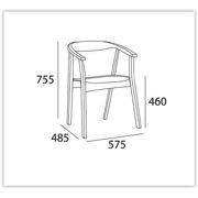 GRETA Dining Chair - Cocoa gallery detail image