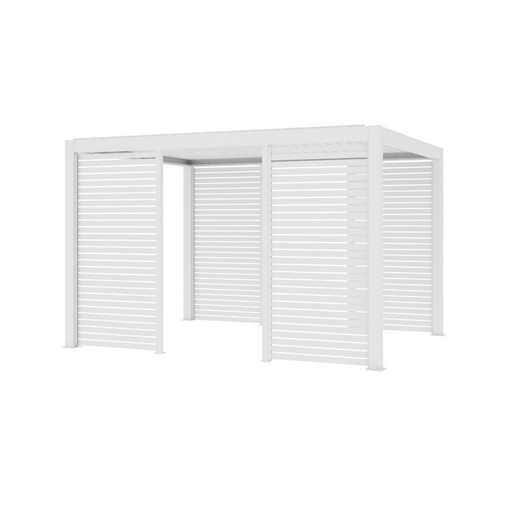 Baltic Freestanding Pergola Slatted Privacy Wall gallery detail image