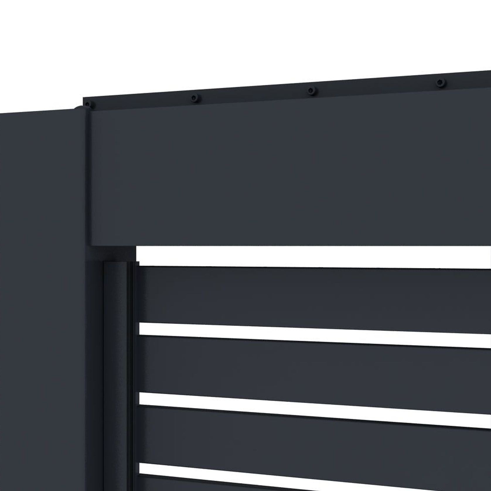 Waihi&Hahei Pergola Slatted Privacy Wall gallery detail image