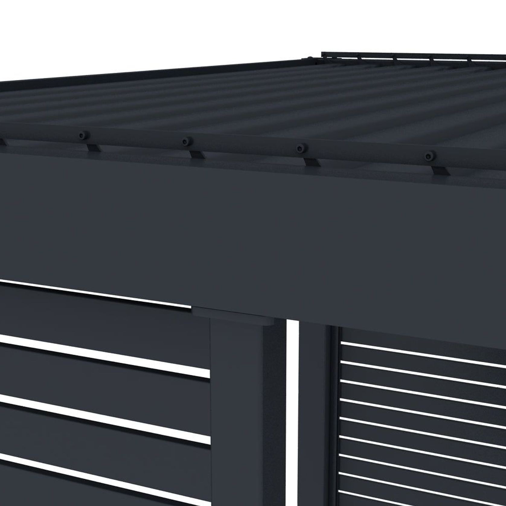 Waihi&Hahei Pergola Slatted Privacy Wall gallery detail image