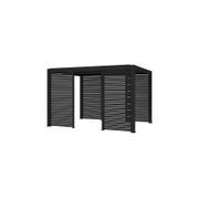 Baltic Freestanding Pergola Slatted Privacy Wall gallery detail image