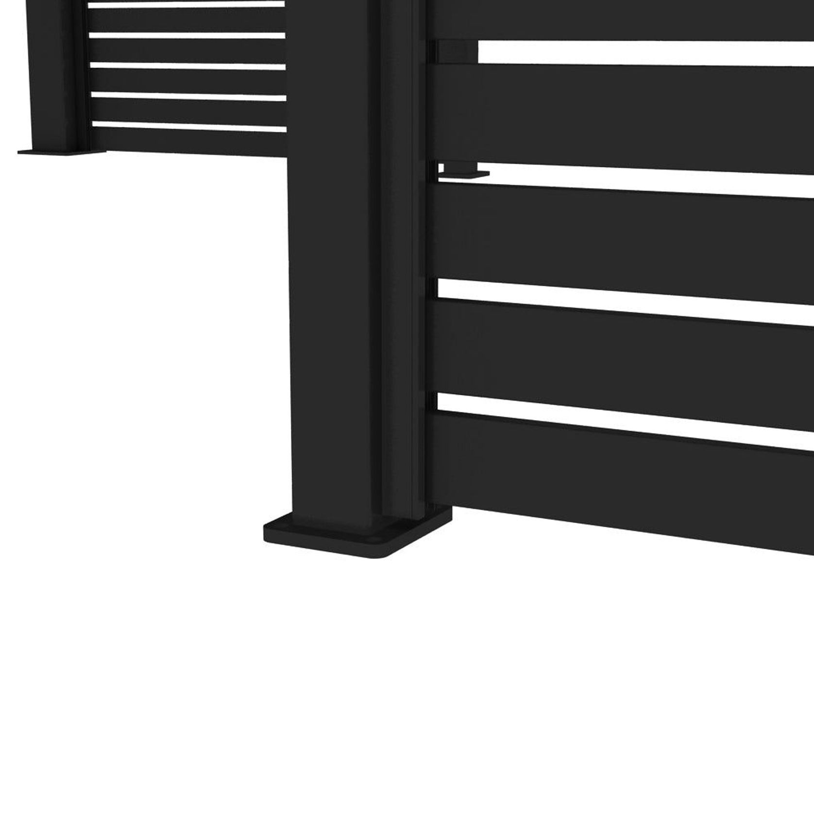 Tasman Freestanding Pergola Slatted Privacy Wall gallery detail image