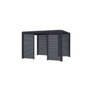 Tasman Freestanding Pergola Slatted Privacy Wall gallery detail image