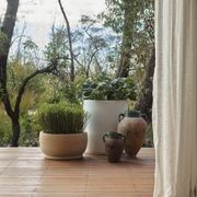 Handthrown Terracotta Coil Low gallery detail image