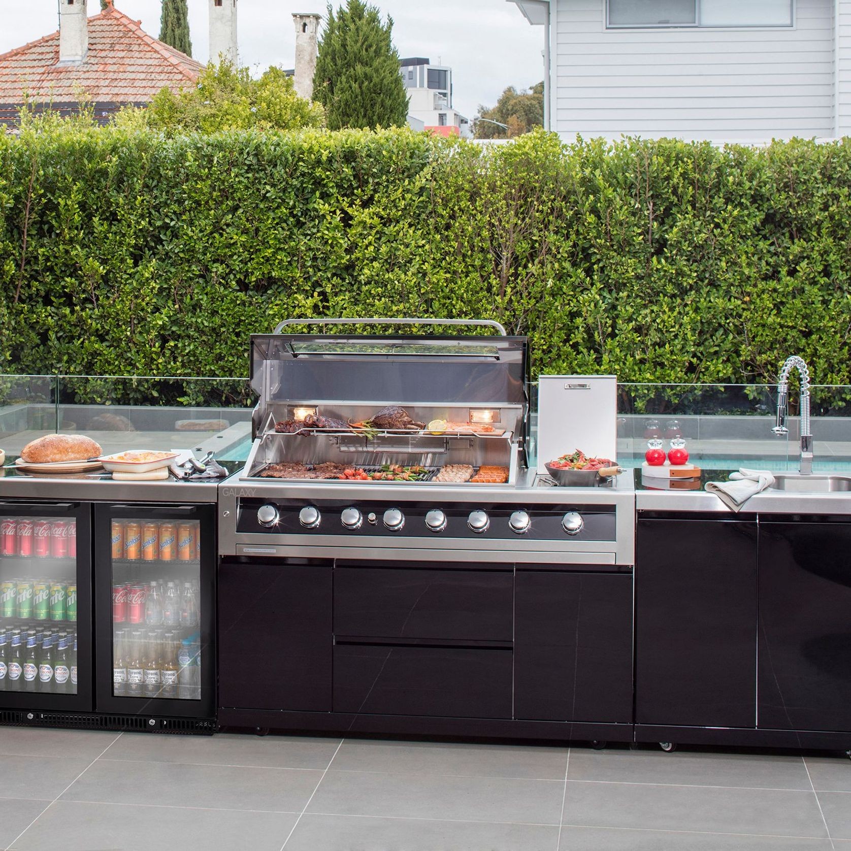 Gasmate Galaxy Black Outdoor Kitchen Package 2 gallery detail image