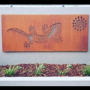 Gecko Metal Wall Art gallery detail image