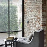 Oak Geometric side table gallery detail image