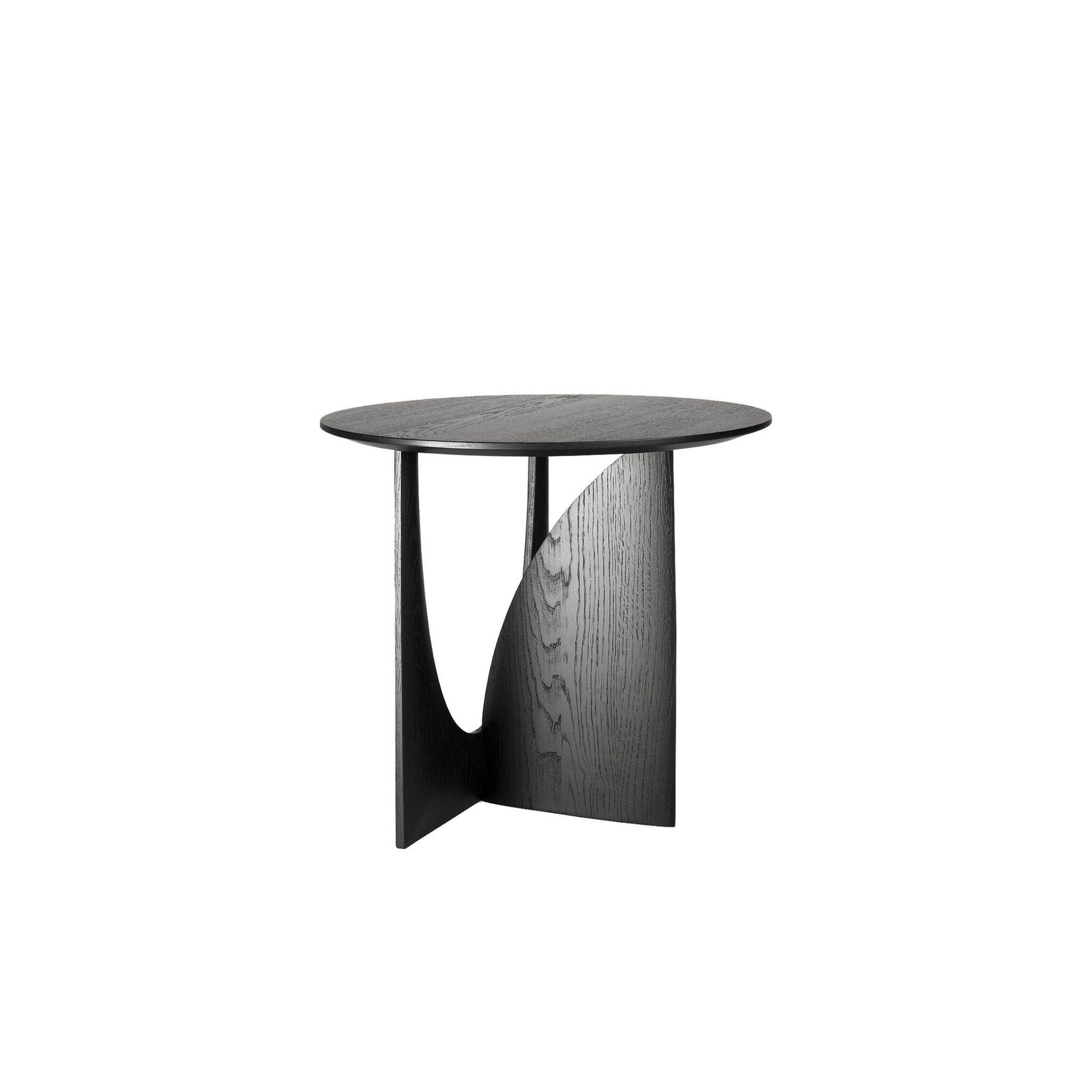Oak Geometric side table gallery detail image