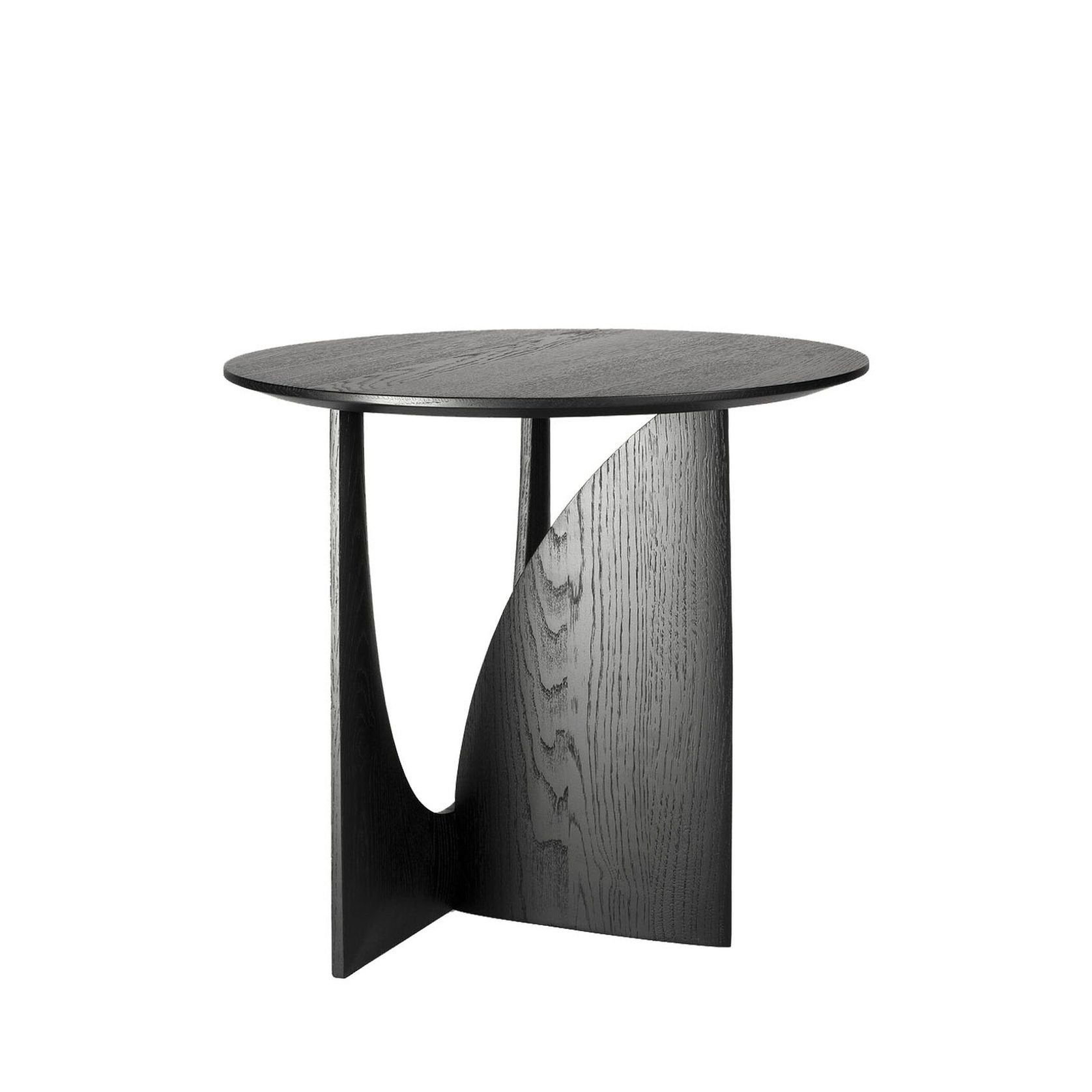 Oak Geometric side table gallery detail image