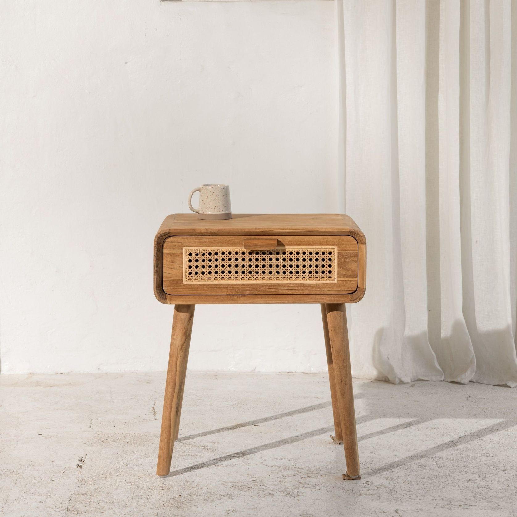 Gil Rattan Bedside Table gallery detail image