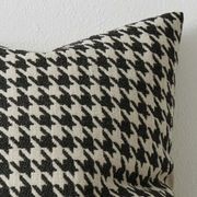 Weave Home Giovanni Cushion - Midnight | Bouclé Houndstooth gallery detail image