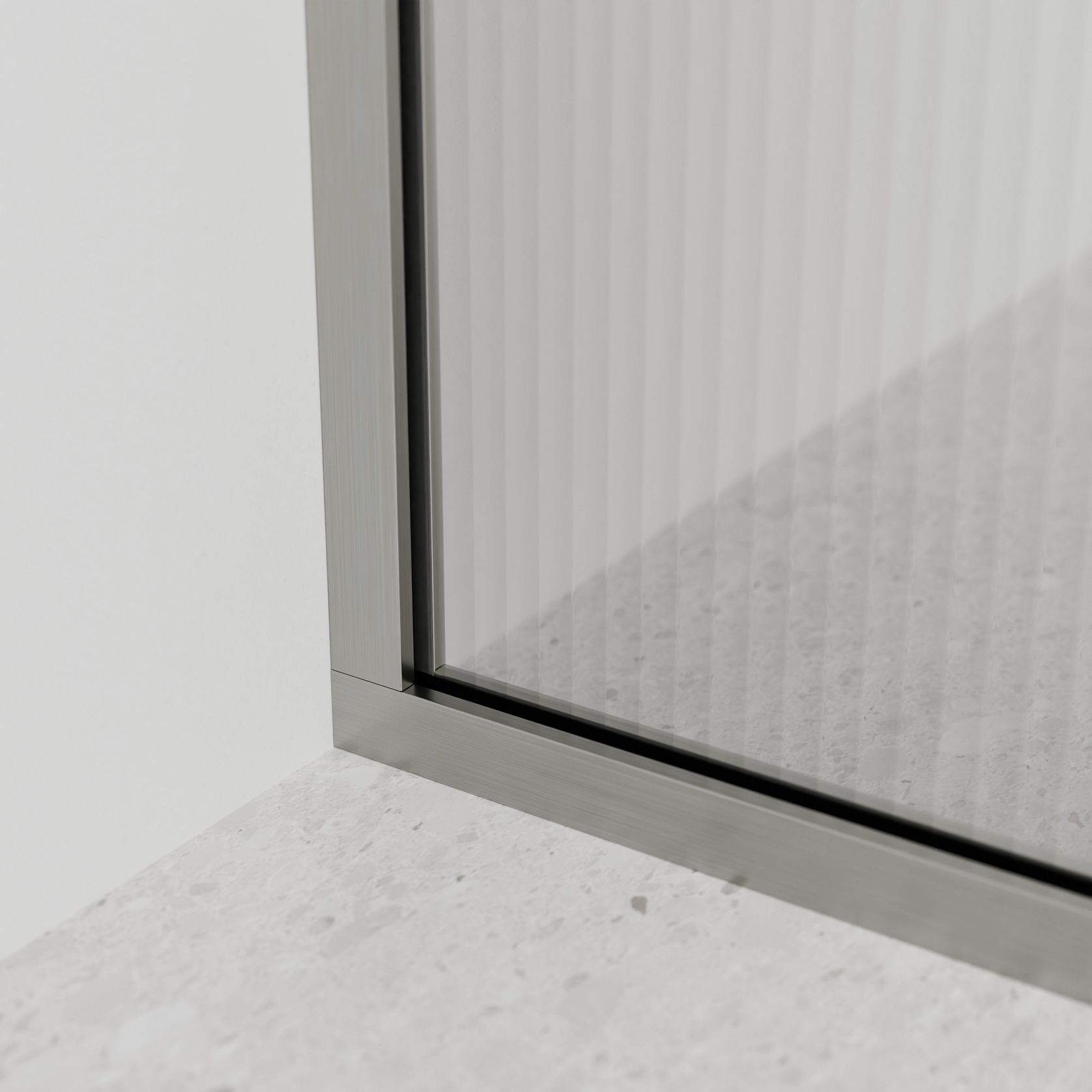 Code Pillar Shower Screen Glass Range | 1050MM gallery detail image