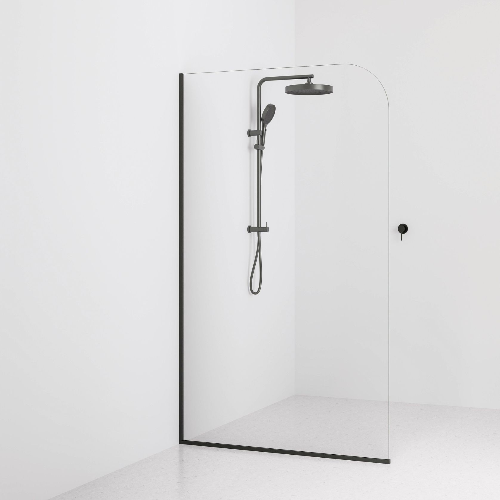 Code Super Clear Shower Screen Range | 1200mm gallery detail image