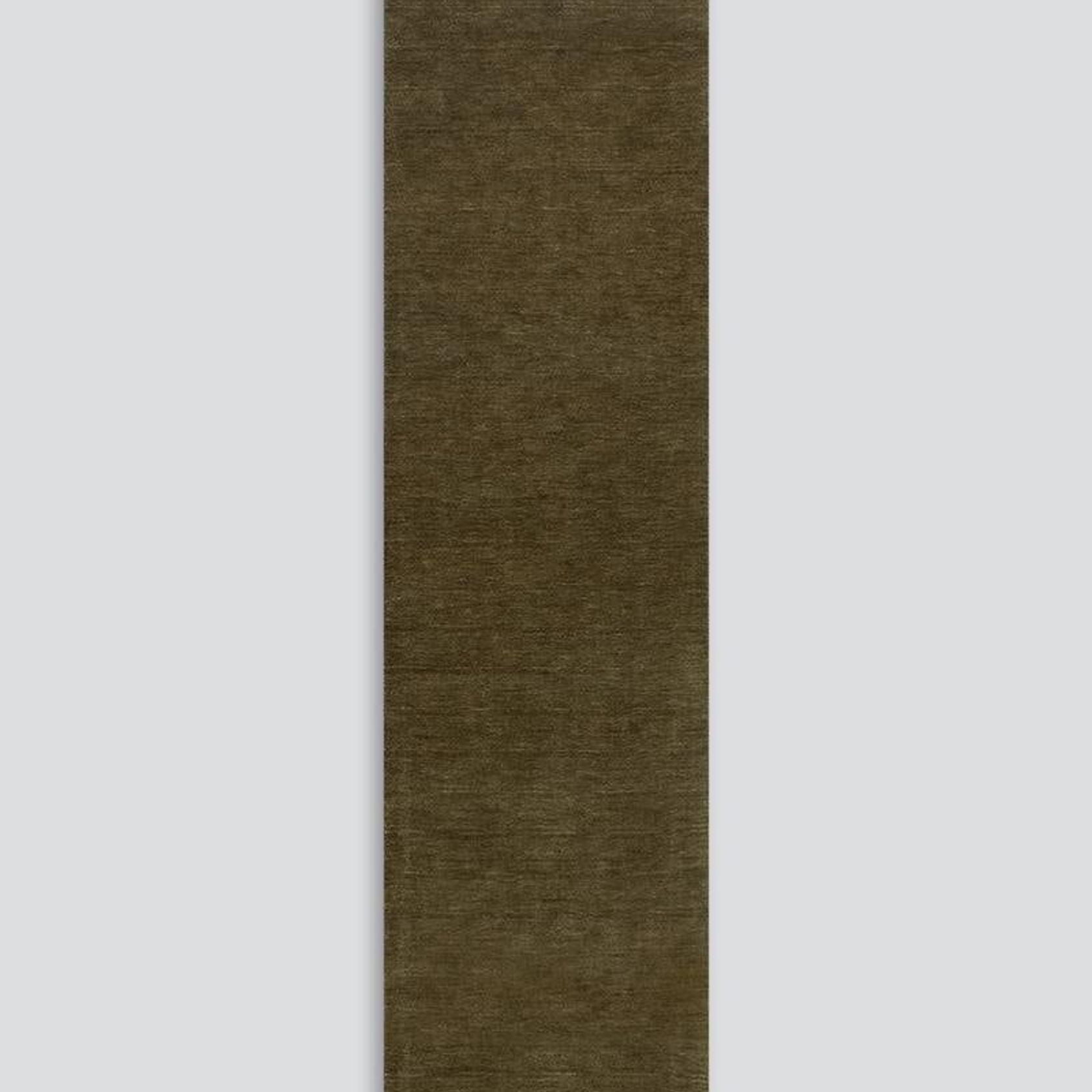 Baya Sandringham 100% NZ Wool Floor Runner Rug  - Moss gallery detail image