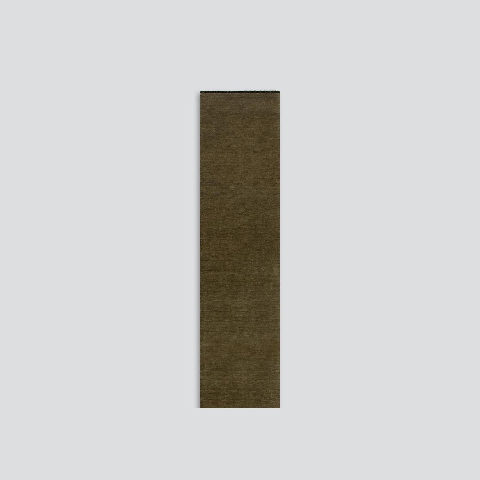 Baya Sandringham 100% NZ Wool Floor Runner Rug  - Moss gallery detail image