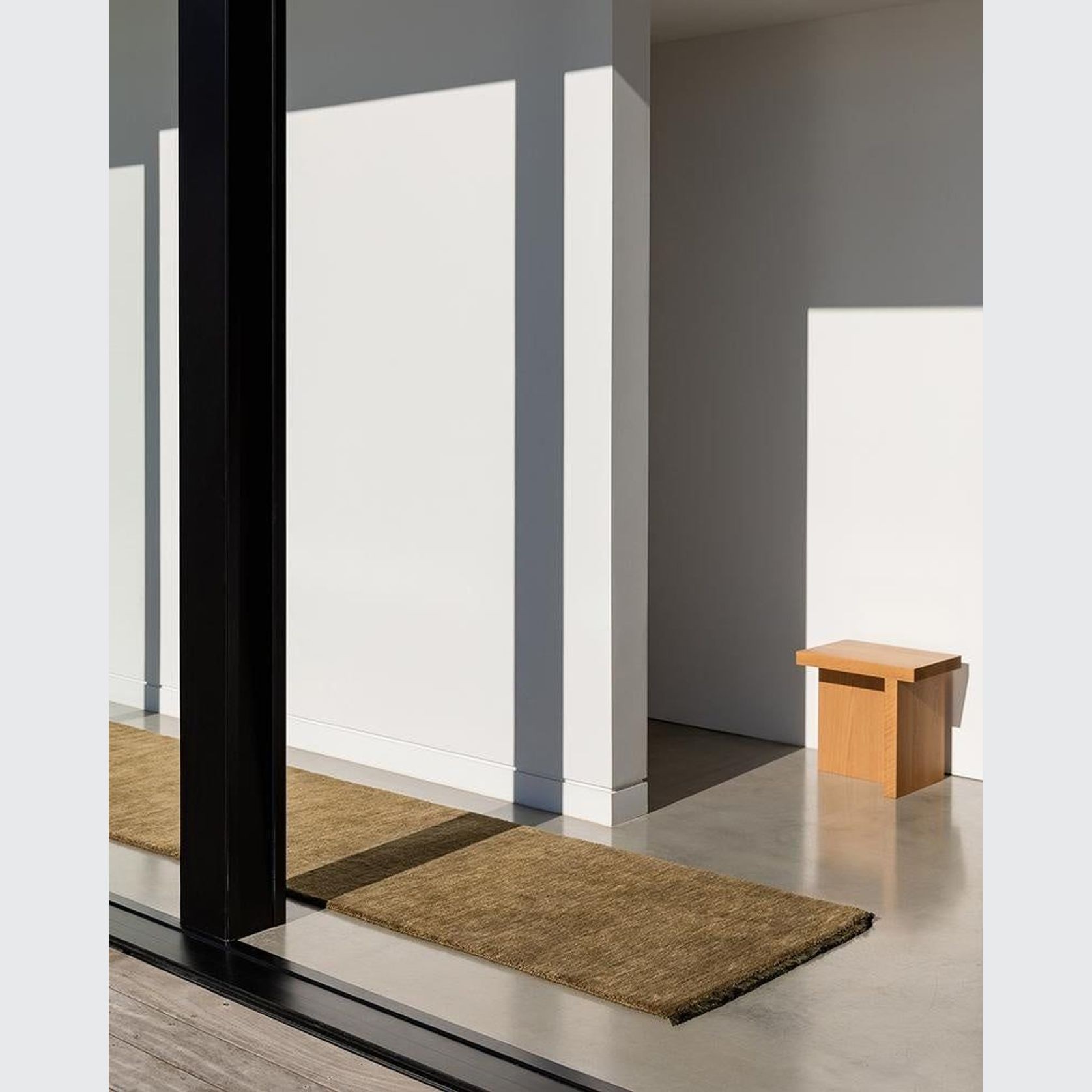 Baya Sandringham 100% NZ Wool Floor Runner Rug  - Moss gallery detail image