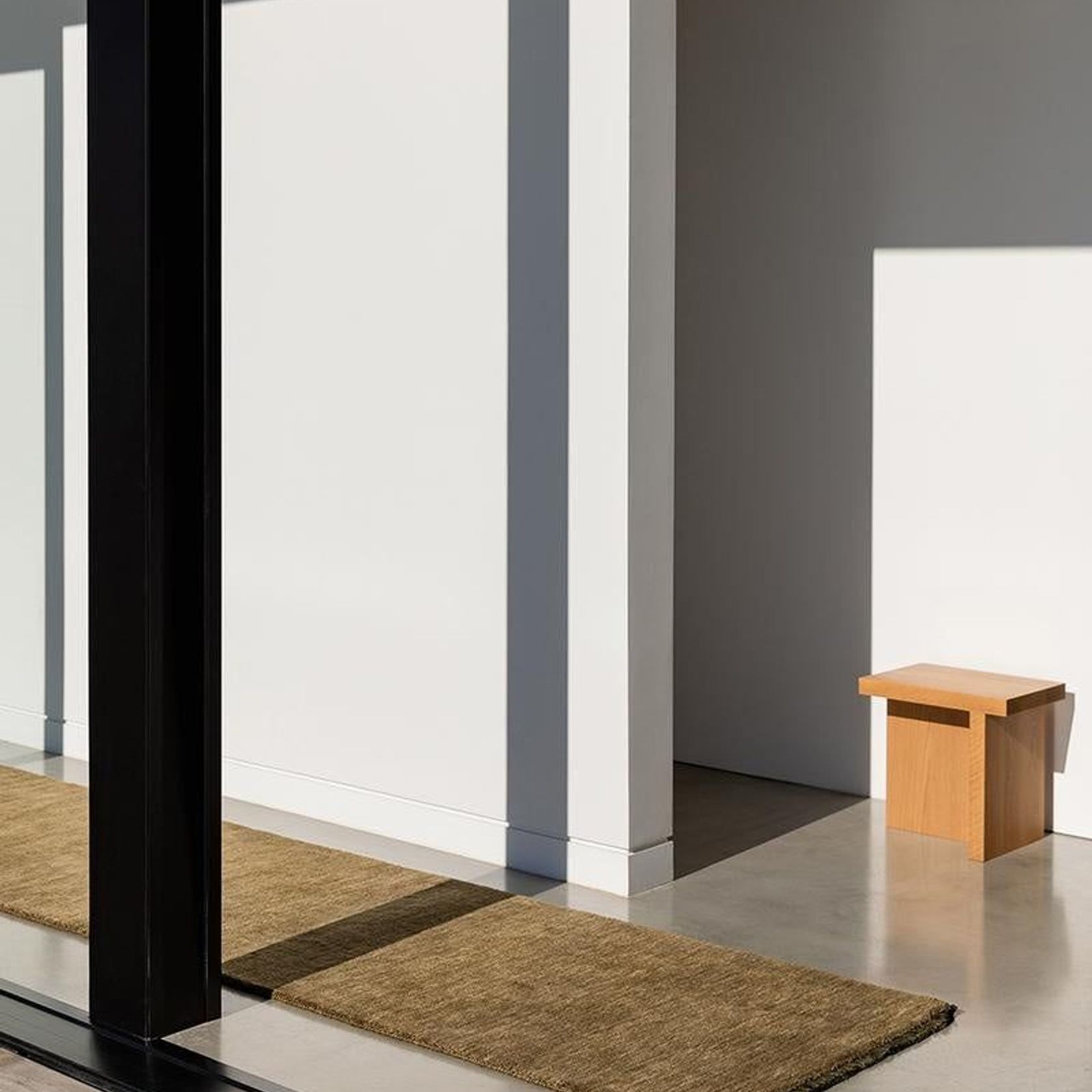 Baya Sandringham 100% NZ Wool Floor Runner Rug  - Moss gallery detail image