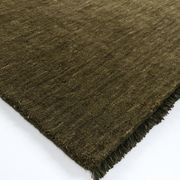 Baya Sandringham 100% NZ Wool Floor Runner Rug  - Moss gallery detail image