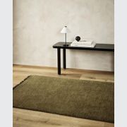 Baya Sandringham 100% NZ Wool Floor Runner Rug  - Moss gallery detail image