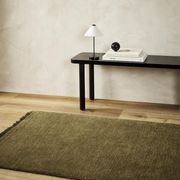 Baya Sandringham 100% NZ Wool Floor Runner Rug  - Moss gallery detail image