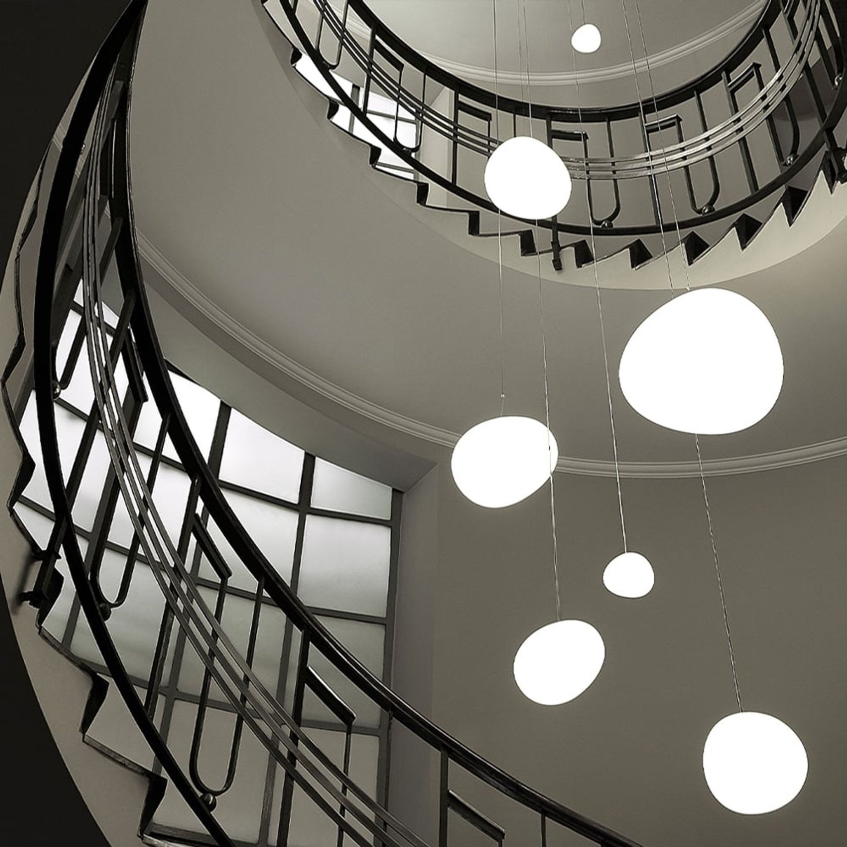 Gregg Grande Suspension Lamp - Glass gallery detail image