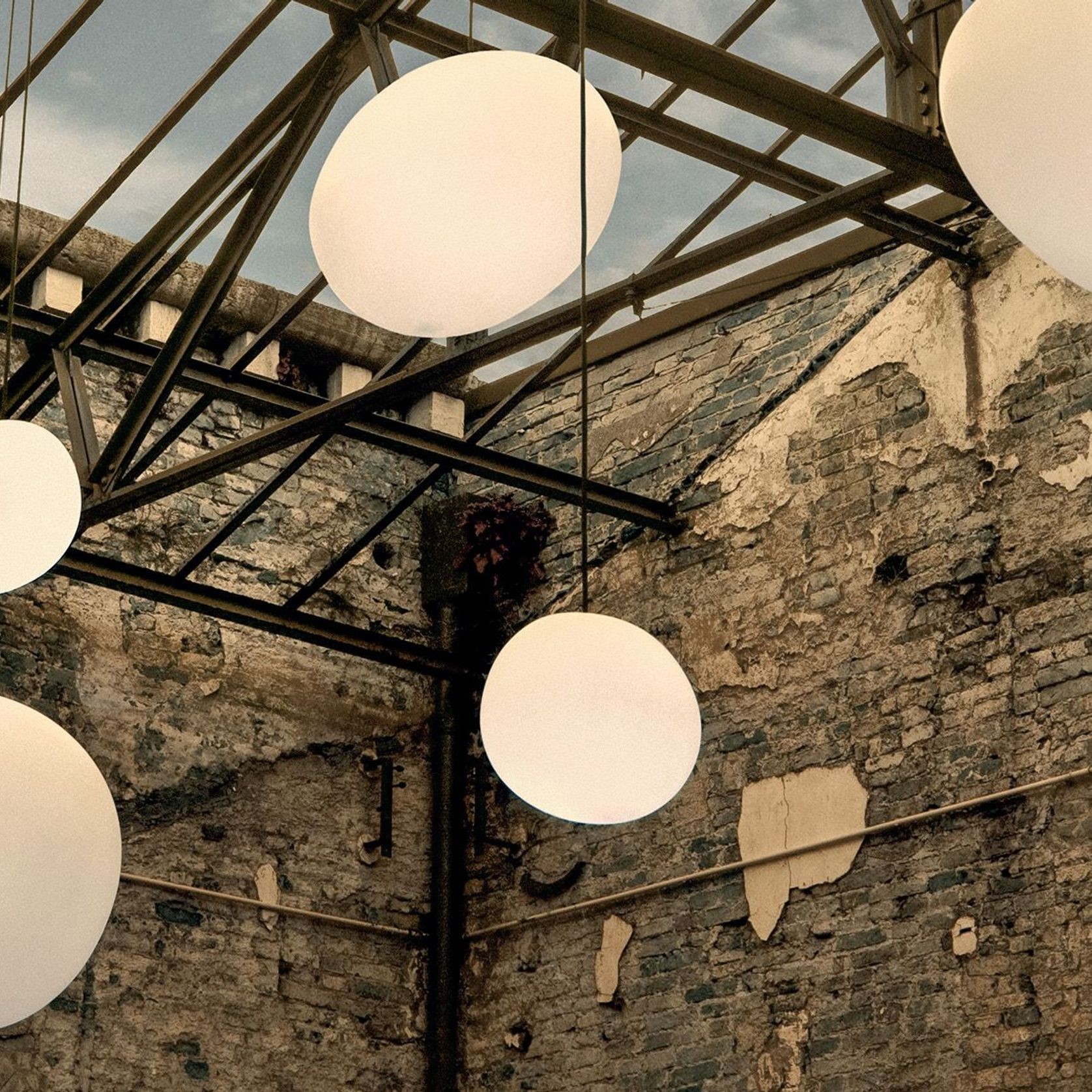 Outdoor Gregg Media Suspension Lamp - Polyethylene gallery detail image