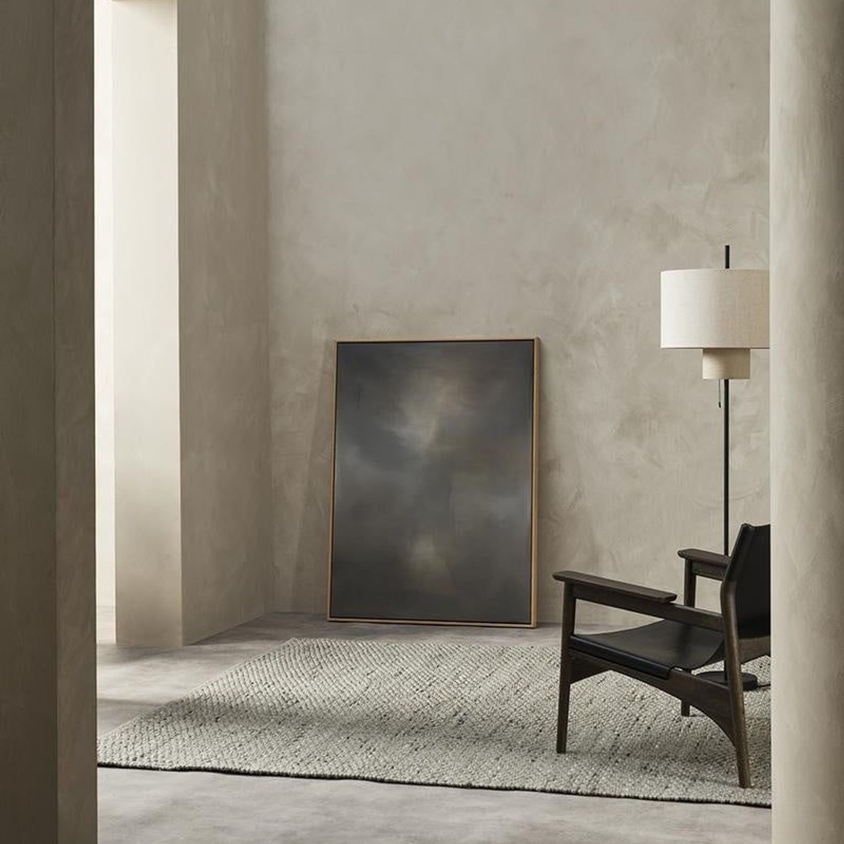 Baya Pelorus Floor Rug - Grey | Indoor or Outdoor gallery detail image