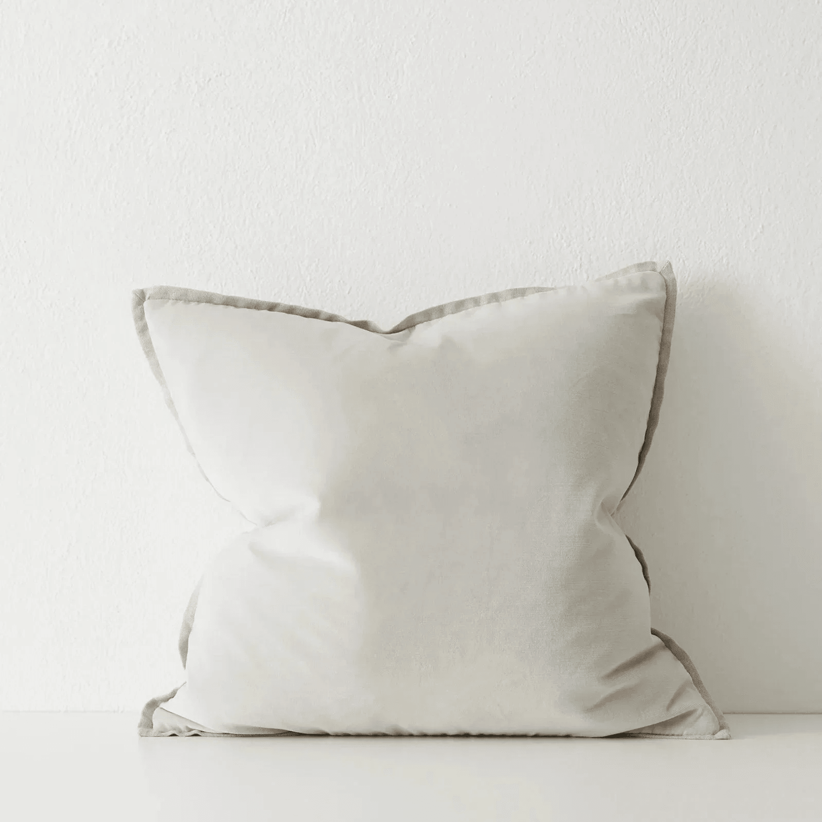 Weave Home Francesca Cushion - Frost | Velvet gallery detail image