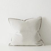 Weave Home Francesca Cushion - Frost | Velvet gallery detail image