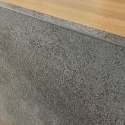 KERAN  Reception Desk 2.44M Right Panel - Acacia & Carbon Grey Colour gallery detail image