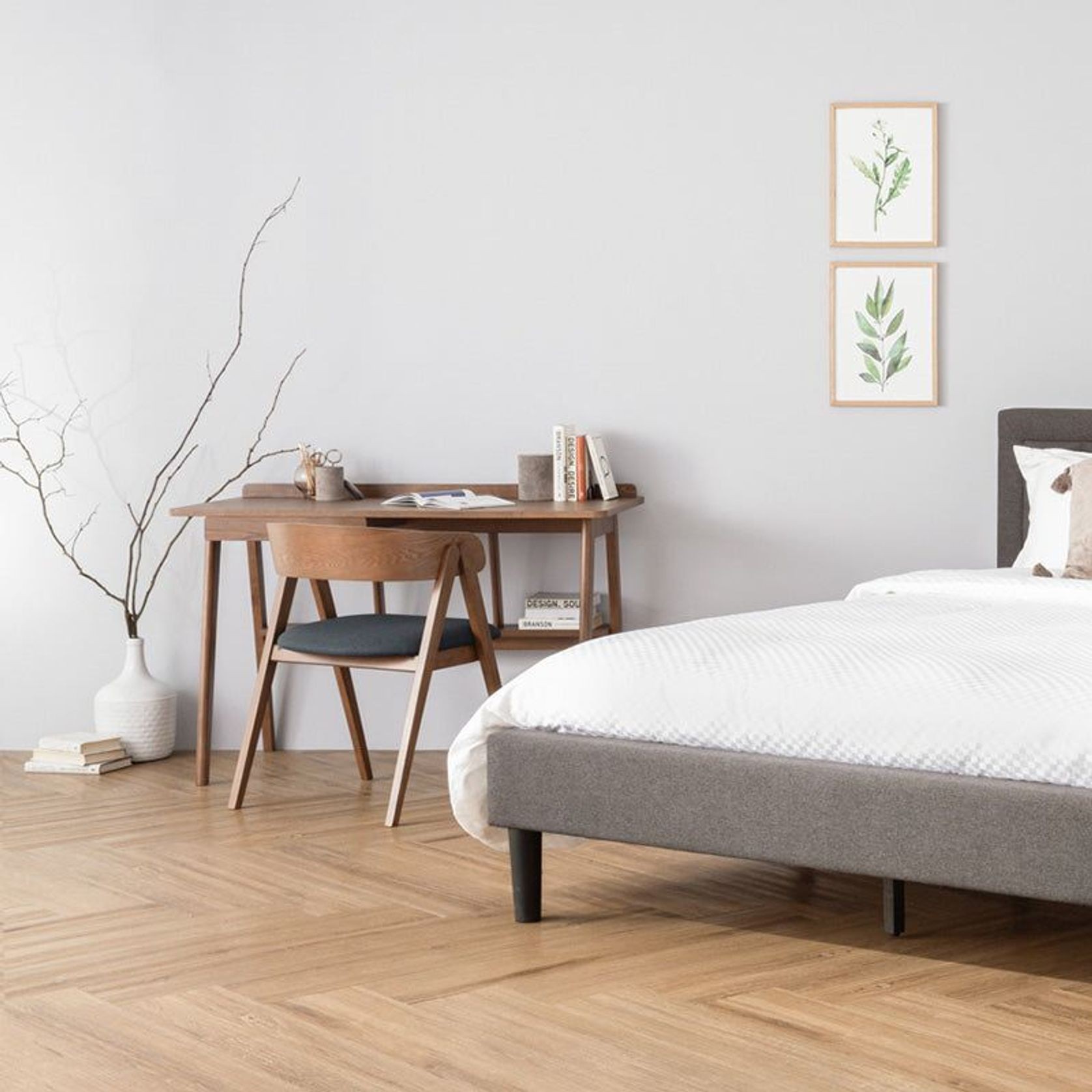 COLT Study Desk 120cm - Walnut gallery detail image