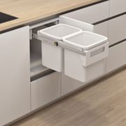 Hideaway Compact Bin 2 x 15L Buckets | Handle Pull gallery detail image