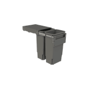Hideaway Compact Bins 2 x 35L Buckets | Door Pull gallery detail image