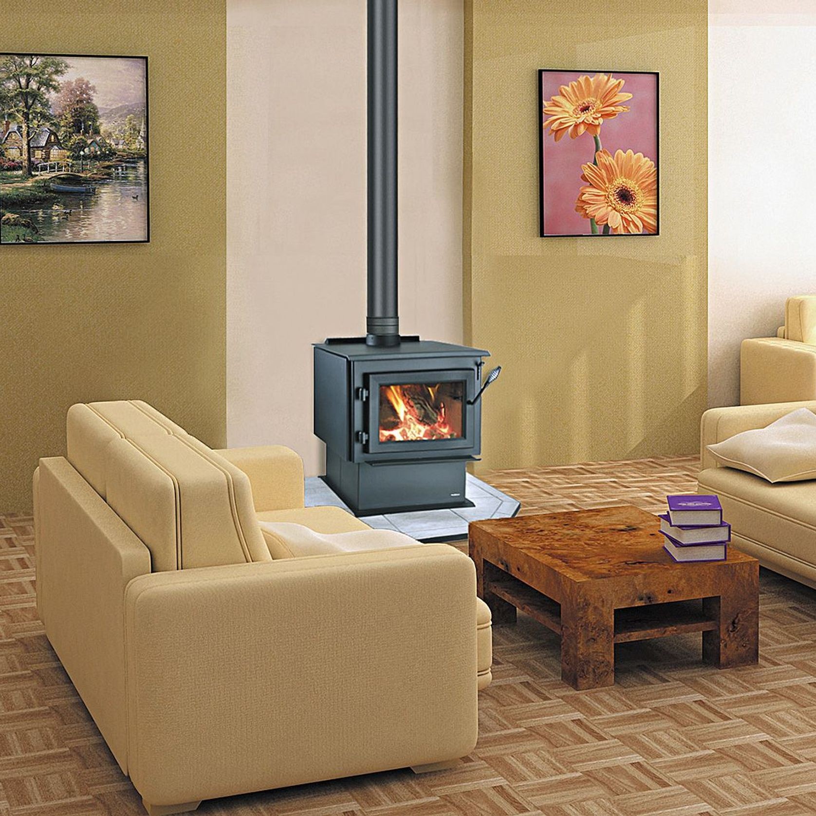 Heatilator WS18 Eco Choice With a 4m Flue Kit gallery detail image