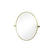 Hawthorn Hill - Oval Tilting Bathroom Mirror With Metal Frame 760H x 620W gallery detail image