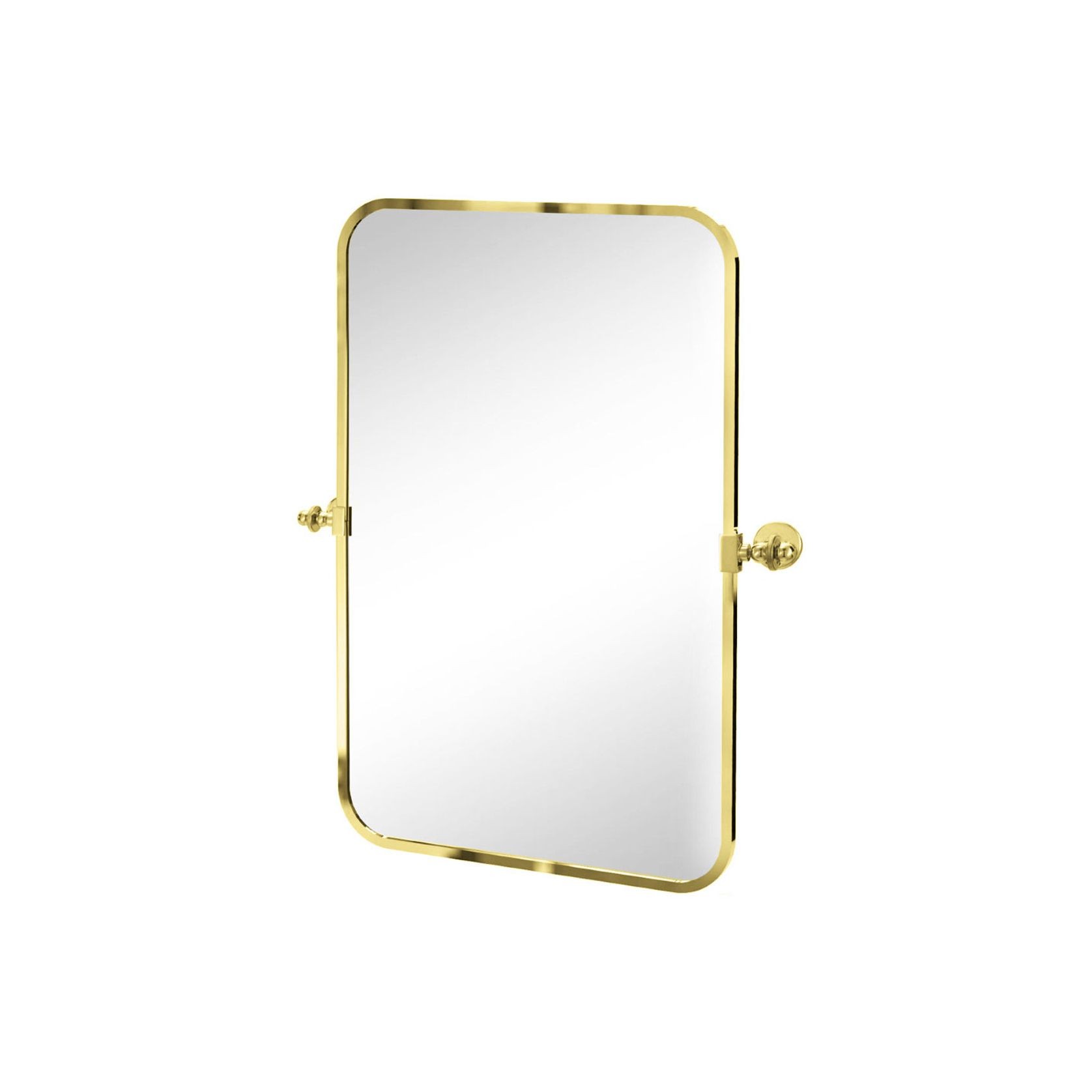 Hawthorn Hill - Rectangular Tilting Bathroom Mirror With Radius On Corners 800H x 508W gallery detail image