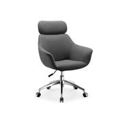 Sable Office Chair with Adjustable Headrest - Grey gallery detail image