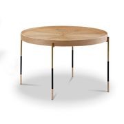 DELTA Round Coffee Table 65cm - Ash gallery detail image