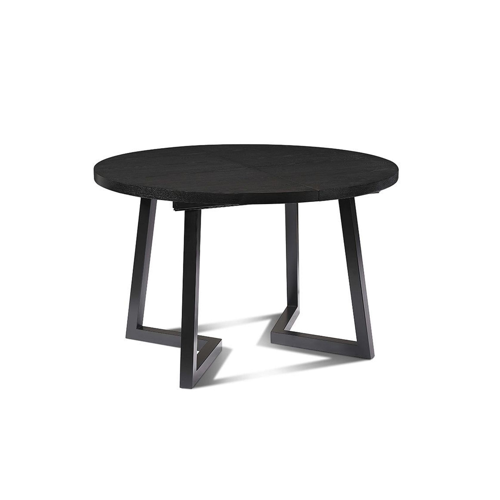 NOVAH Extendable Dining Table 120-200cm - Black gallery detail image
