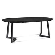 NOVAH Extendable Dining Table 120-200cm - Black gallery detail image