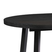 NOVAH Extendable Dining Table 120-200cm - Black gallery detail image